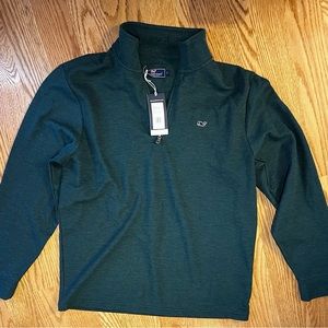Vineyard vines Charleston green quarter zip Large